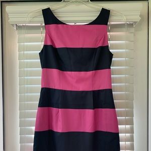 Banana Republic striped sheath dress